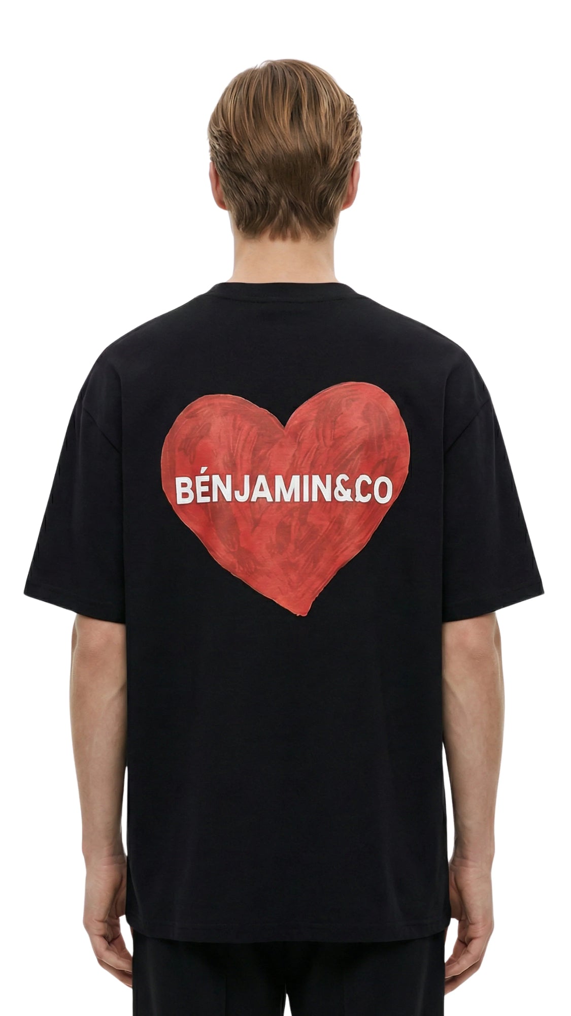 "Heart T-Shirt | Black