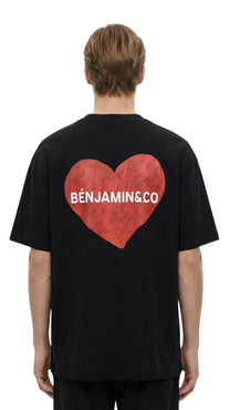 "Heart T-Shirt | Black